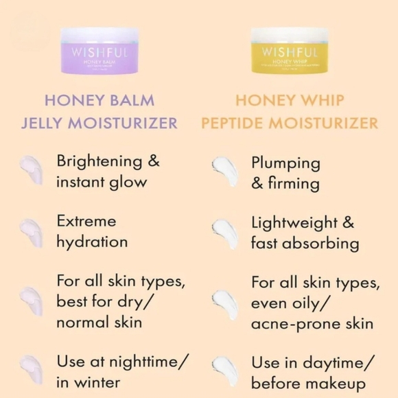 Huda Beauty WishFul Honey Whip Peptide Moisturizer | Brand New in Box - Picture 6 of 7